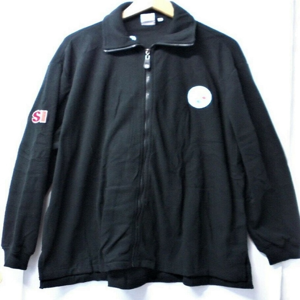 NFL SI Pittsburgh Steelers XL Black Fleece Jkt NEW